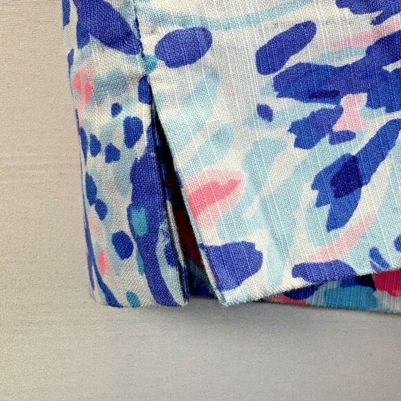 Lilly Pulitzer Womens Nicki Skort Breakwater Blue Wave Sz 10 - Picture 2 of 10